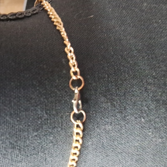 UnbrandedPink Rhinestone Necklace 18" - Picture 3 of 3